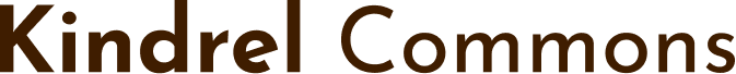 Kindrel Commons logo on black background
